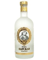 Российская Водка Ладога Царская золотая <br>Vodka Ladoga Tsarskaya Gold