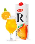 Безалкогольный напиток Rich апельсин 1 л, безалкогольный Juice Rich orange