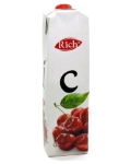 Безалкогольный напиток Rich вишневый нектар 1 л, безалкогольный Juice Rich cherry nectar