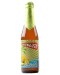 Пиво Монгозо манго 0.33 л, светлое Beer Huyghe 