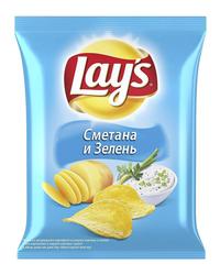    /  <br>Chips Lays Sour cream / green