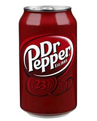      <br>Soft drink Doctor Pepper