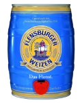 Пиво Фленсбургер Вайцен 5 л, светлое, нефильтрованное Beer Flensburger Weizen