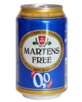 Пиво Мартенс Фри Безалкогольное 0.33 л, светлое, фильтрованное Beer Martens