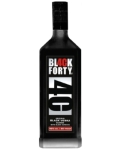 Водка Блэк Форти 0.5 л, черный Vodka Black Forti